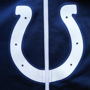 Indianapolis Colts NFL Blue Full Zip Hoodie (L) Flawless!!   🏈